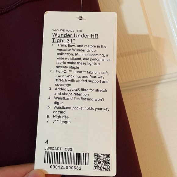 Wunder Under High-Rise Tight 31" - Picture 1 of 3